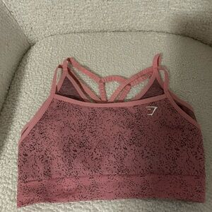 GYMSHARK Women's Pink Sports Bra